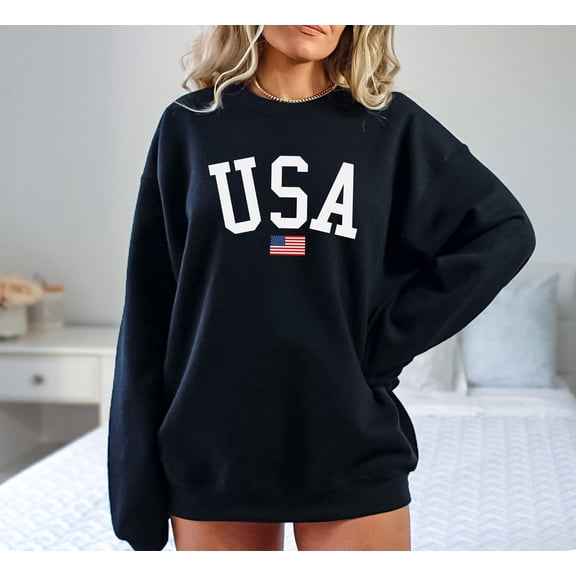 Usa Flag Sweatshirt: Patriotic Memorial Day Tshirt All Size S-5XL