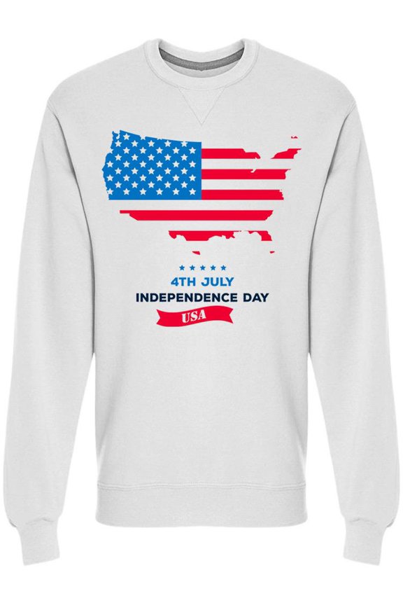 Usa Flag Territory 4th Of July Sweatshirt Men -Image by Shutterstock, Male Small