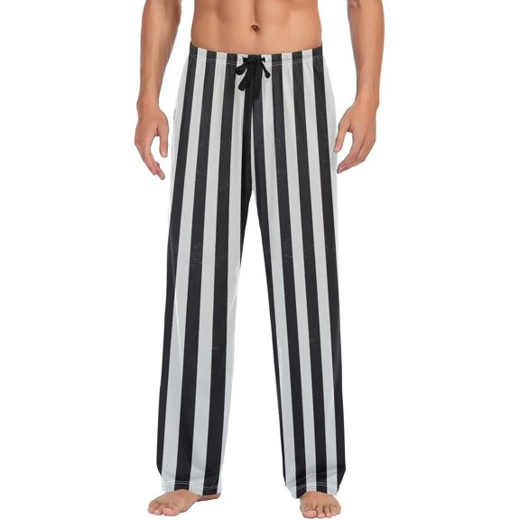 Usa Flags Waving Pajama Pants Mens Lounge Pants Super Soft Men Pajama Bottoms with Drawstring Pockets Size S