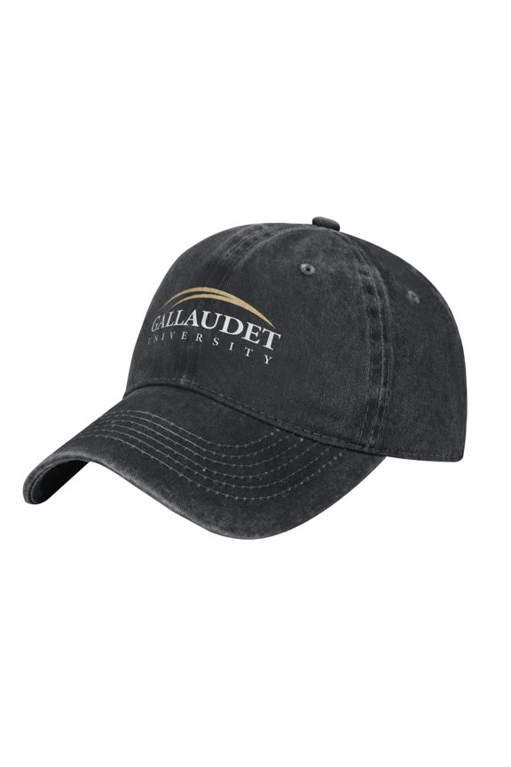 Usa Gallaudet University Hat Adjustable Baseball Cap Cotton Cowboy Hat, Fashionable For Man Woman