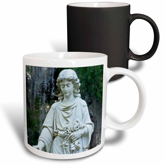 3drose, Usa, Georgia, Savannah, Bonaventure Cemetary, Statue - Us11 Rti0016 - Rob Tilley, 11oz Magic Transforming Mug