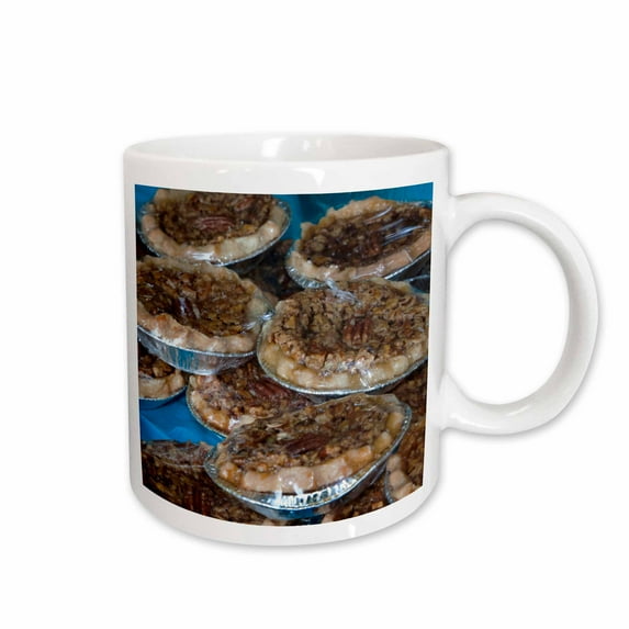 3drose, Usa, Georgia, Savannah, Pecan Pies at Farmers Market - Us11 Jwl0624 - Joanne Wells, 15oz Mug