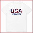 thumbnail image 1 of Usa Gymnastics Retro Athletic Artistic Graphic Style Unisex T Shirt V16137 Size S- 5XL, 1 of 2