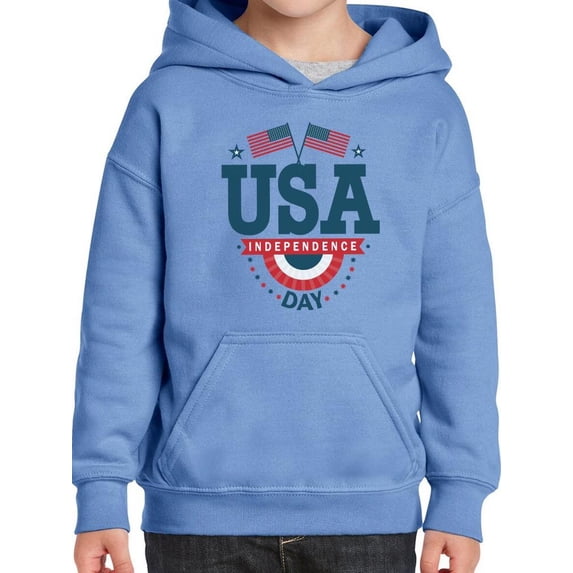 Usa. Independence Day Hoodie Juniors -Image by Shutterstock, Medium