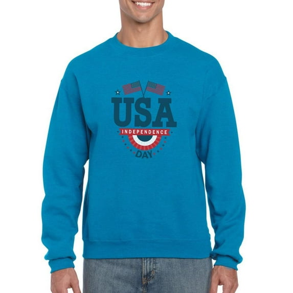 Usa. Independence Day Sweatshirt Men -Image by Shutterstock, Male Small