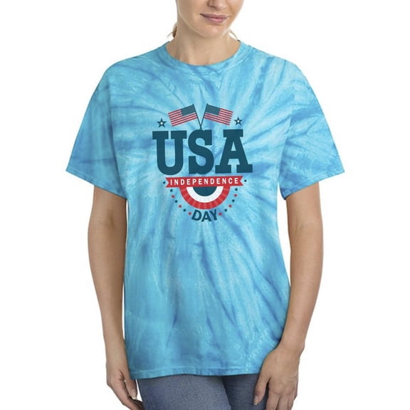 Usa. Independence Day Tie Dye Cyclone Women - Women , Xtra Large