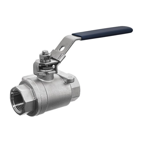 Usa Industrials Manual 2-Way Ball Valve,NPT,304 SS ZUSA-VLV-56