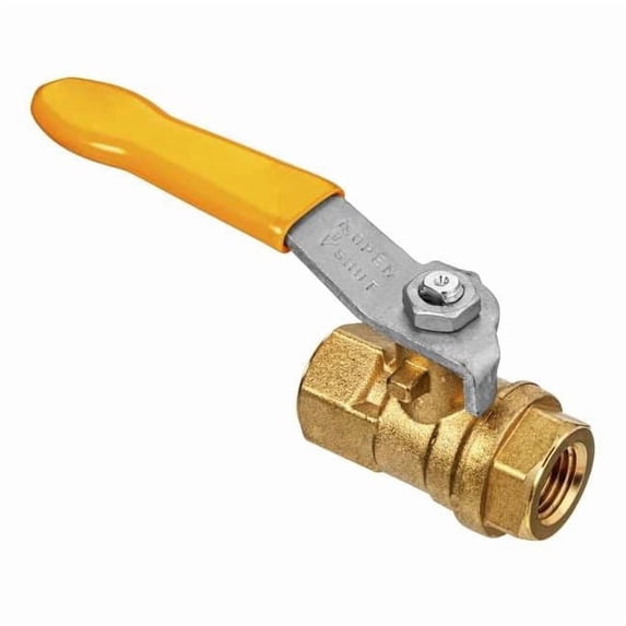 Usa Industrials Manual 2-Way Ball Valve,NPT,Brass ZUSA-VLV-209