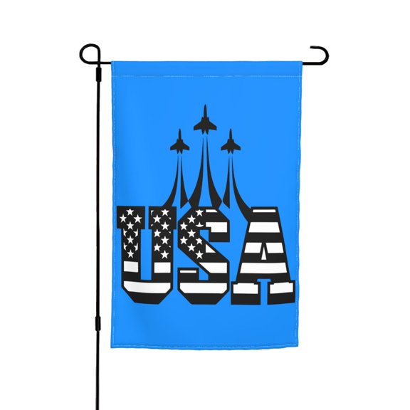 Usa Jet Formation Garden Flag 12 X 18 Inch Double Sided, Decorative Flag Balcony Courtyard Indoor Welcome Garden Flag