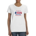 thumbnail image 1 of Usa July 4Th T-Shirt Women -Image by Shutterstock, Female 5X-Large, 1 of 4