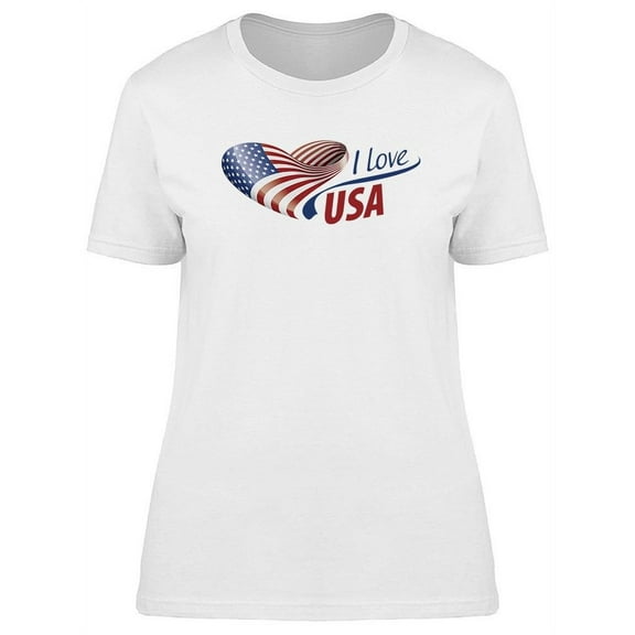 Usa Love T-Shirt Women -Image by Shutterstock, Female Small