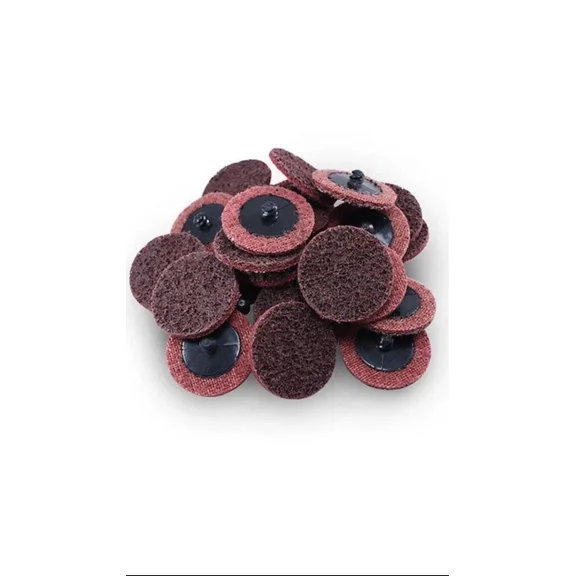 Usa Made 2" Medium Surface Condition Roll Lock Surface Sanding Disc 25 Pieces