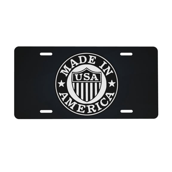 Usa Made In America License Plate 6x12 Inch Thickening Aluminum Metal Decorative License Plates, Universal Fit For Trucks, Suvs, Vehicles