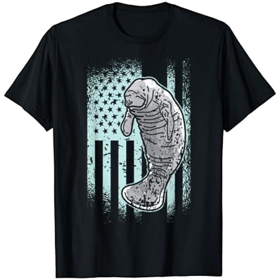 Usa Manatee T-Shirt