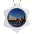 thumbnail image 1 of 3drose, Usa, Massachusetts, Boston. Back Bay, Sunset - Us22 Wbi0556 - Walter Bibikow, 3 inch Snowflake Porcelain Ornament, 1 of 7