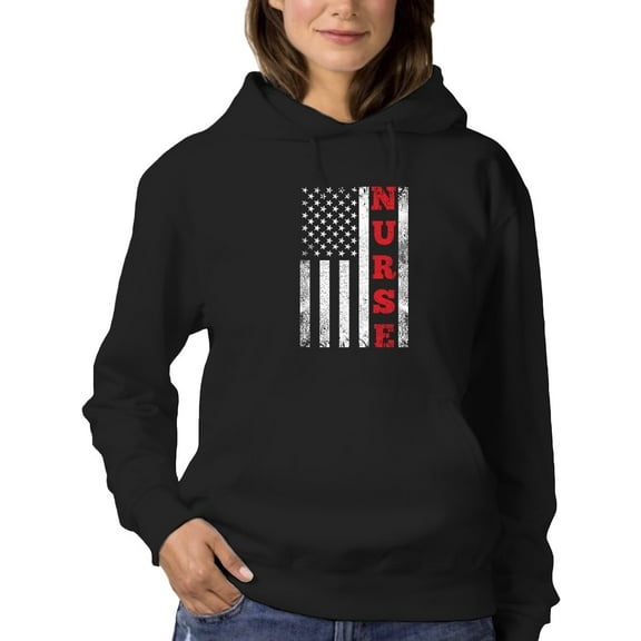 Usa Nurse Hoodie Women -GoatDeals Designs, Female Small
