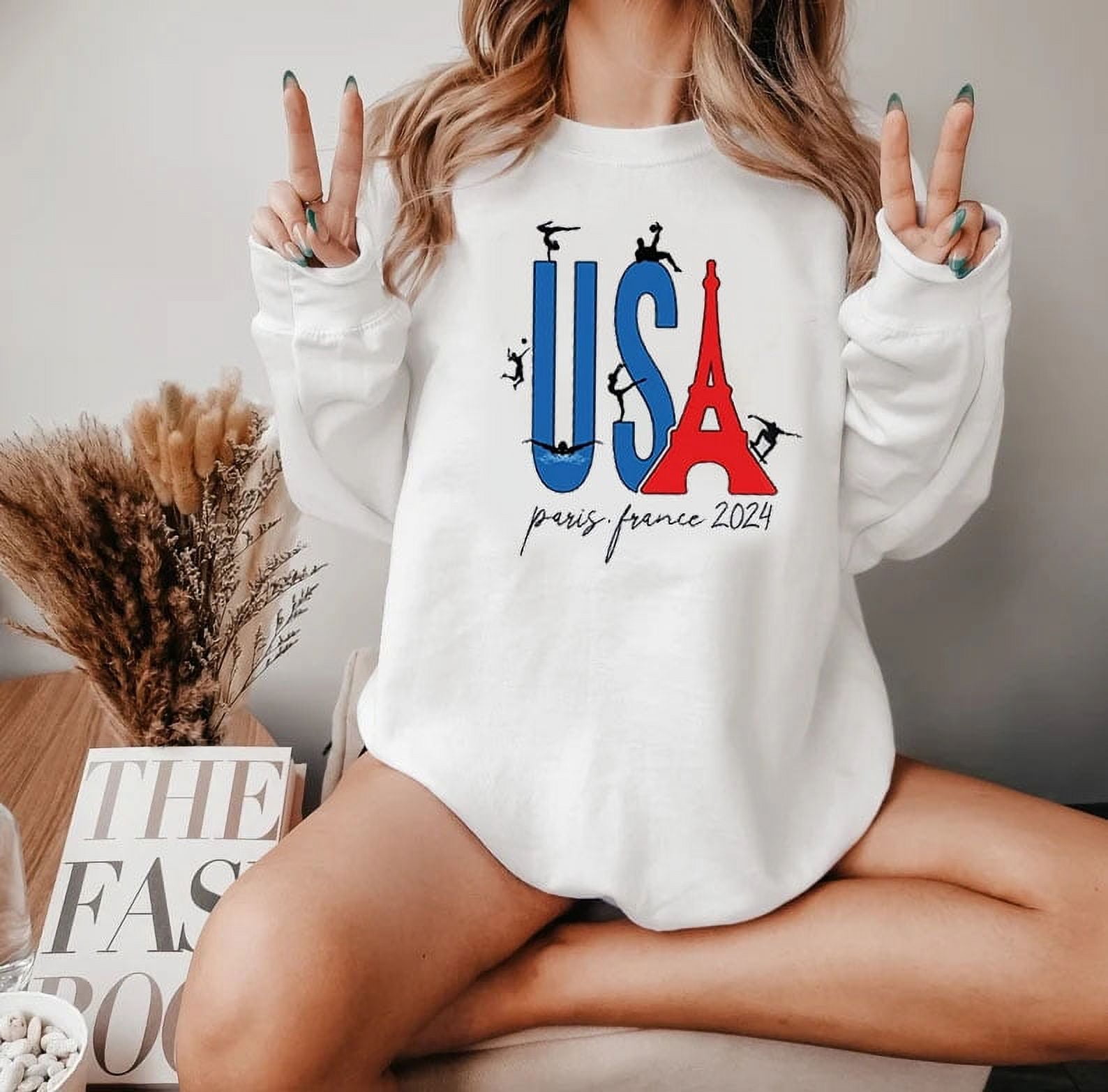 Usa Olympics Team Usa Shirt Olympics France Paris 2024 sweatshirt Team Usa Shirt Paris 2024