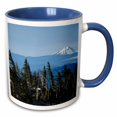 thumbnail image 1 of 3drose, Usa, Oregon, Mt Hood from Mt Adams, Mountains - Us48 Mfr0033 - Mfr, 11oz Two-tone Blue Mug, 1 of 6