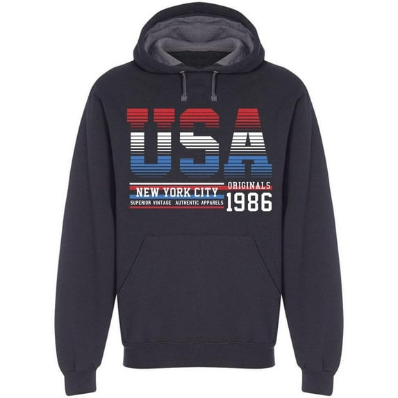 Usa Originals, Vintage 1986 Hoodie Men -Image by Shutterstock, Male XX-Large