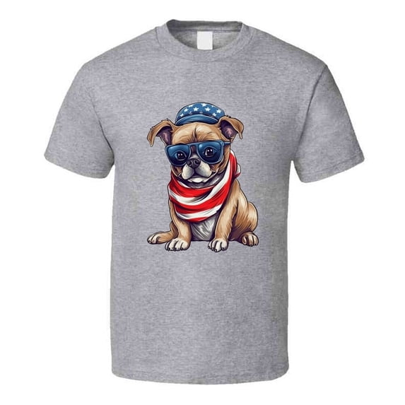 Usa Patriotic Dog Tee Freedom Pride Tshirt July 4th T Shirt