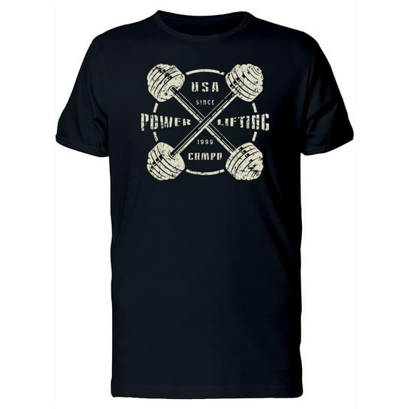 Usa Power Lifting Champ T-Shirt Men -Image by Shutterstock, Male Small