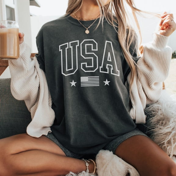 Usa Shirt, 4Th Of July Tee, Fourth Of July Shirt, Big Usa Tshirt, American Flag Shirt, Patriotic Shirt, Independence Day Tee