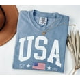 thumbnail image 1 of Usa Shirt, Fourth Of July Shirt, 4Th Of July Patriotic Red White And Blue Tshirt, America Est 1776 T-Shirt, Distressed Tee, 1 of 5