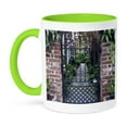 thumbnail image 1 of Usa, South Carolina, Charleston, Historic House Gate - Us41 Rti0010 - Rob Tilley, 15oz Two-Tone Green Mug, 1 of 7