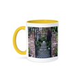 thumbnail image 1 of Usa, South Carolina, Charleston, Historic House Gate - Us41 Rti0010 - Rob Tilley, 15oz Two-Tone Yellow Mug, 1 of 7