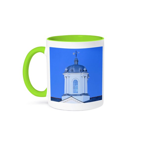 3drose, Usa, South Carolina, Charleston, Old Exchange Building - Us41 Rti0012 - Rob Tilley, 11oz Two-tone Green Mug