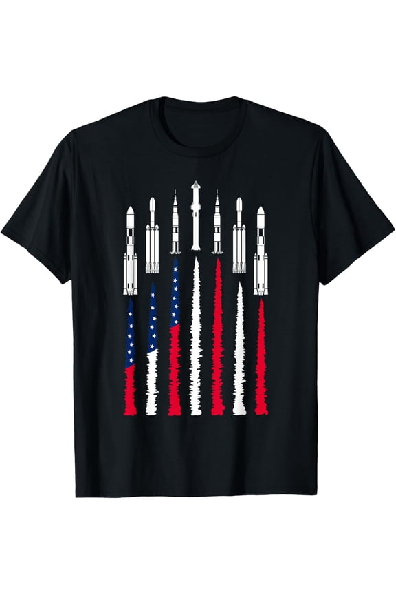 Usa Space Ets 4Th Of July Men Women T Shirt