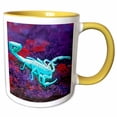 thumbnail image 1 of 3drose, Usa, Texas, Kimble County. Striped Bark Scorpion - Us44 Bja0079 - Jaynes Gallery, 11oz Two-tone Yellow Mug, 1 of 6
