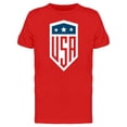 thumbnail image 1 of Usa Three Stars Shield Logo T-Shirt Men -Image by Shutterstock, Male x-Large, 1 of 2