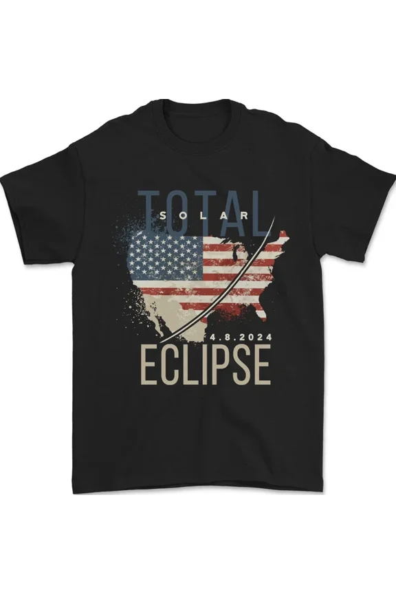 Usa Total Solar Eclipse Mens S-5XL T-Shirt