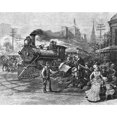 thumbnail image 1 of Usa Train In Street 1885 Poster Print By Mary Evans Picture Library (36 X 24), 1 of 3