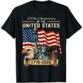 thumbnail image 1 of Usa Two Hundred Fifty Anniversary Flag T-Shirt, 1 of 5
