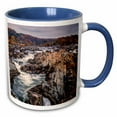 thumbnail image 1 of 3drose, Usa, Virginia, Great Falls Park, Potomac River - Us47 Bja0030 - Jaynes Gallery, 11oz Two-tone Blue Mug, 1 of 6