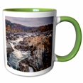 thumbnail image 1 of 3drose, Usa, Virginia, Great Falls Park, Potomac River - Us47 Bja0030 - Jaynes Gallery, 11oz Two-tone Green Mug, 1 of 6