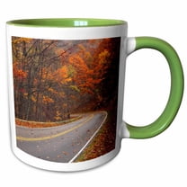 3drose, Usa, Virginia, Shenandoah National Park, Skyline Drive, 11oz Two-tone Green Mug