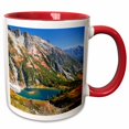 thumbnail image 1 of 3drose, Usa, Washington. Doubtful Lake and the Stehekin Valley from Sahale Arm, 15oz Two-tone Red Mug, 1 of 6