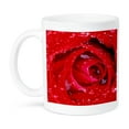 thumbnail image 1 of 3dRose, USA, Washington, Spokane County, Manito Park, Rose with raindrops , 11oz Mug, 1 of 7