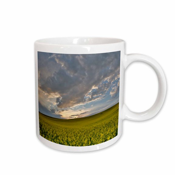 3drose, Usa, Washington State, Palouse. Springtime Landscape. Canola Fields, 11oz Mug