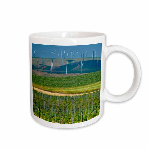 3drose, Usa, Washington, Walla Walla. Vineyard Grapes - Us48 Rdu0191 - Richard Duval, 15oz Mug