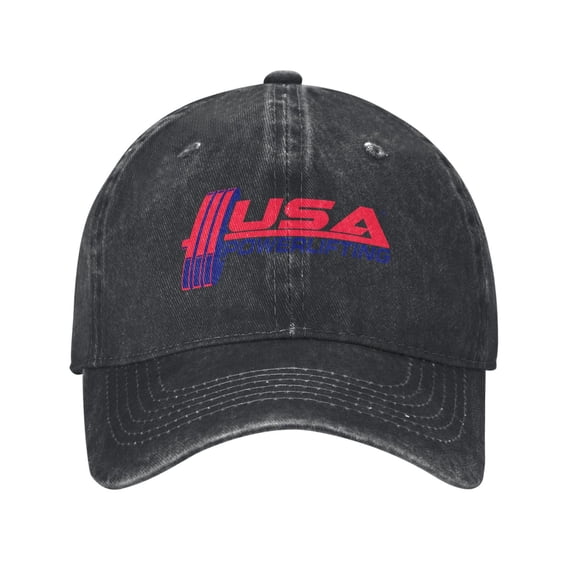 Usa Weightlifting Hat Adult Adjustable Classic Washed Casquette Cap Hat Baseball Cap