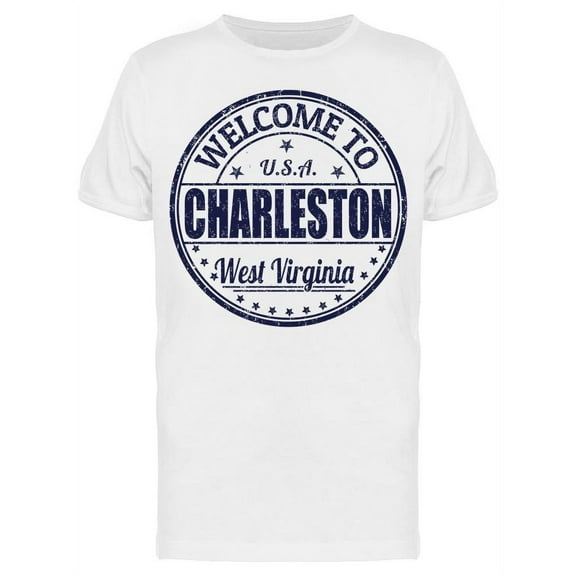 Usa Welcome To Charleston T-Shirt Men -Image by Shutterstock, Male Medium