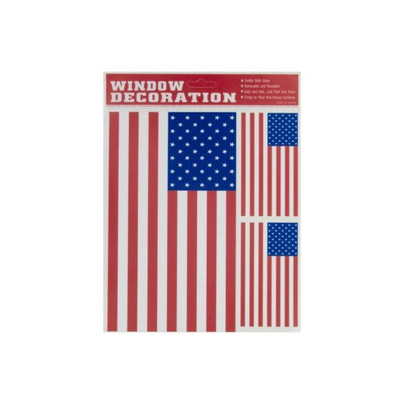 Usa flag cling x1 (Available in a pack of 24)