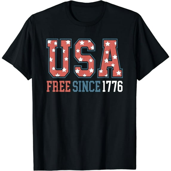 Usa, free since 1776, vintage 4th of july, Independence Day T-Shirt