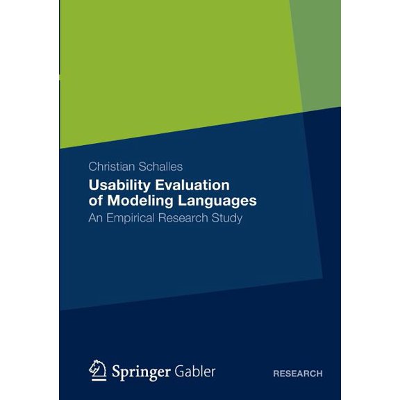 Usability Evaluation of Modeling Languages, (Paperback)