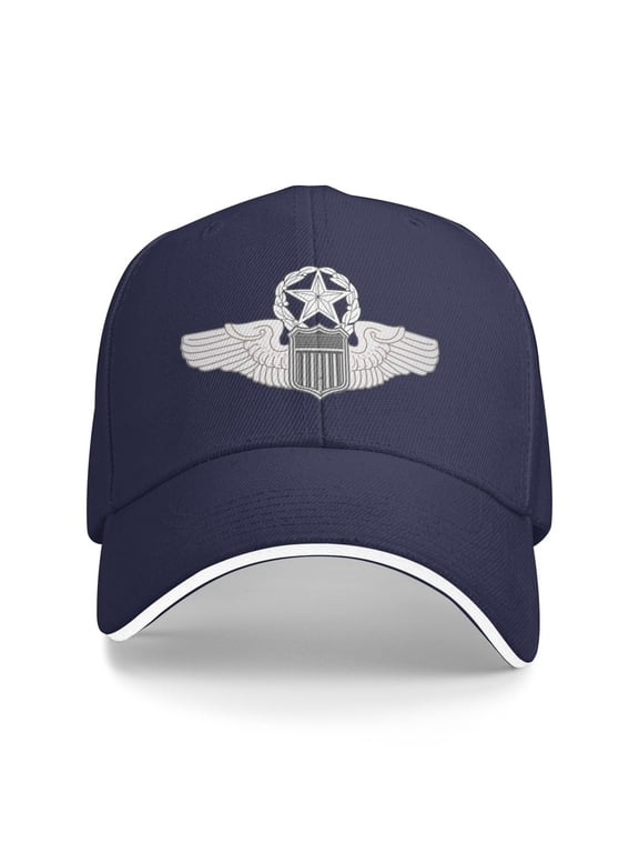Usaf Command Pilot Wings Unisex Baseball Cap Adjustable Dad Hat Trucker Hat Sandwich Cap