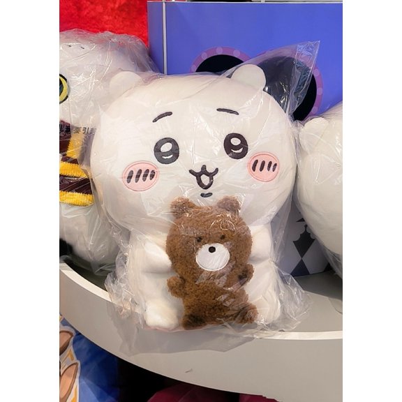 Usagi Weeding Certificate Series Hachiware Camera Plush Toy Large Doll Bear Chiikawa Sofa Pillow Bedroom Ornament Gift